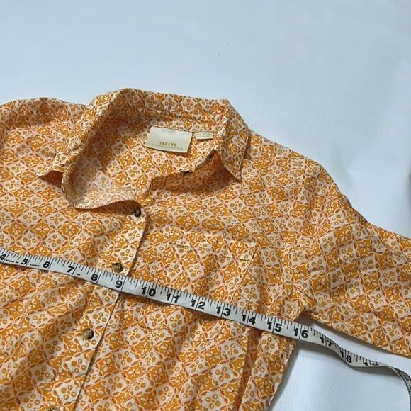 ANTHROPOLOGIE MAEVE PETRIN BUTTON DOWN SHIRT SIZE 4‎ - Picture 5 of 5